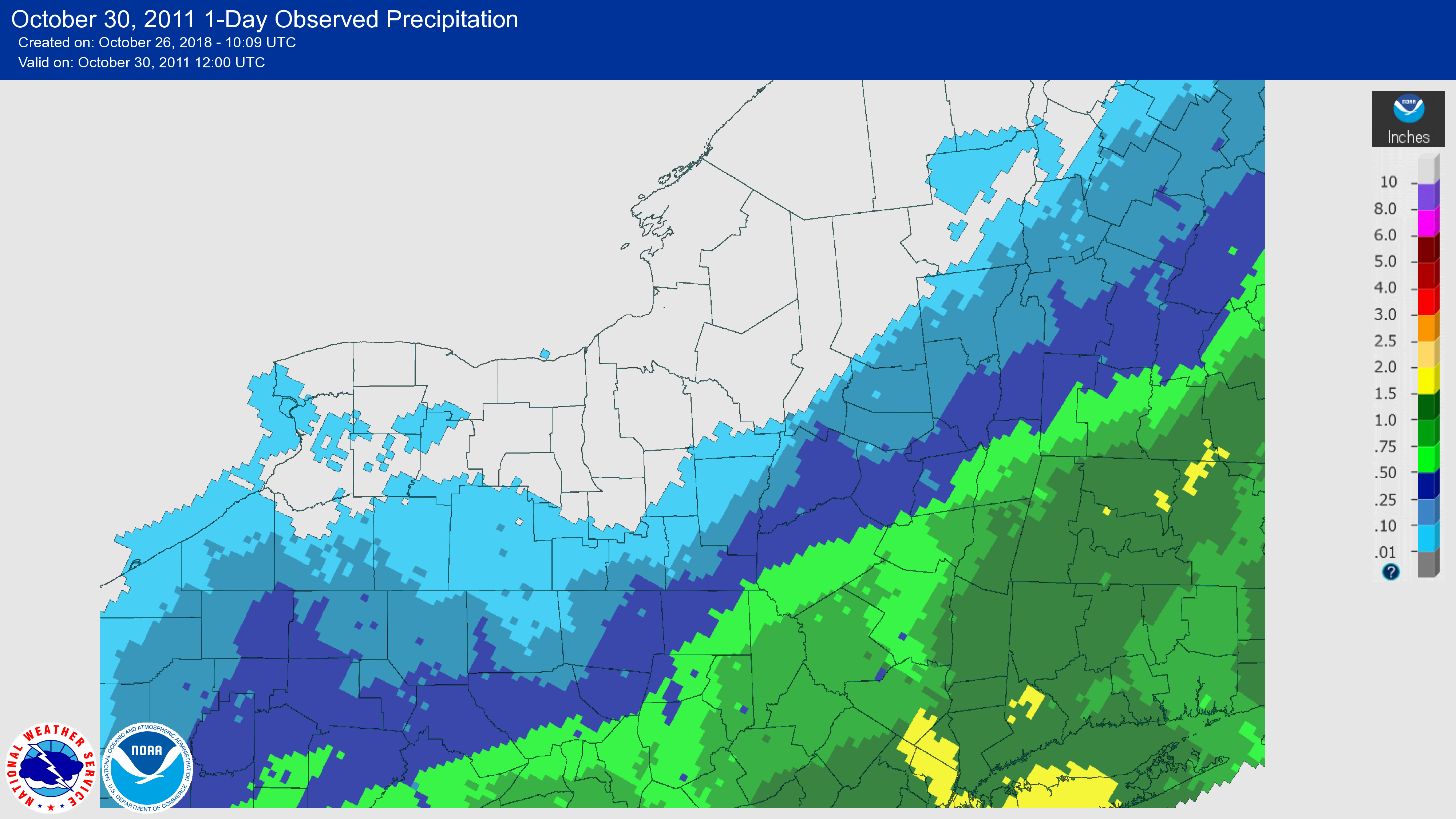 Early Season Nor'easter October 29th30th, 2011